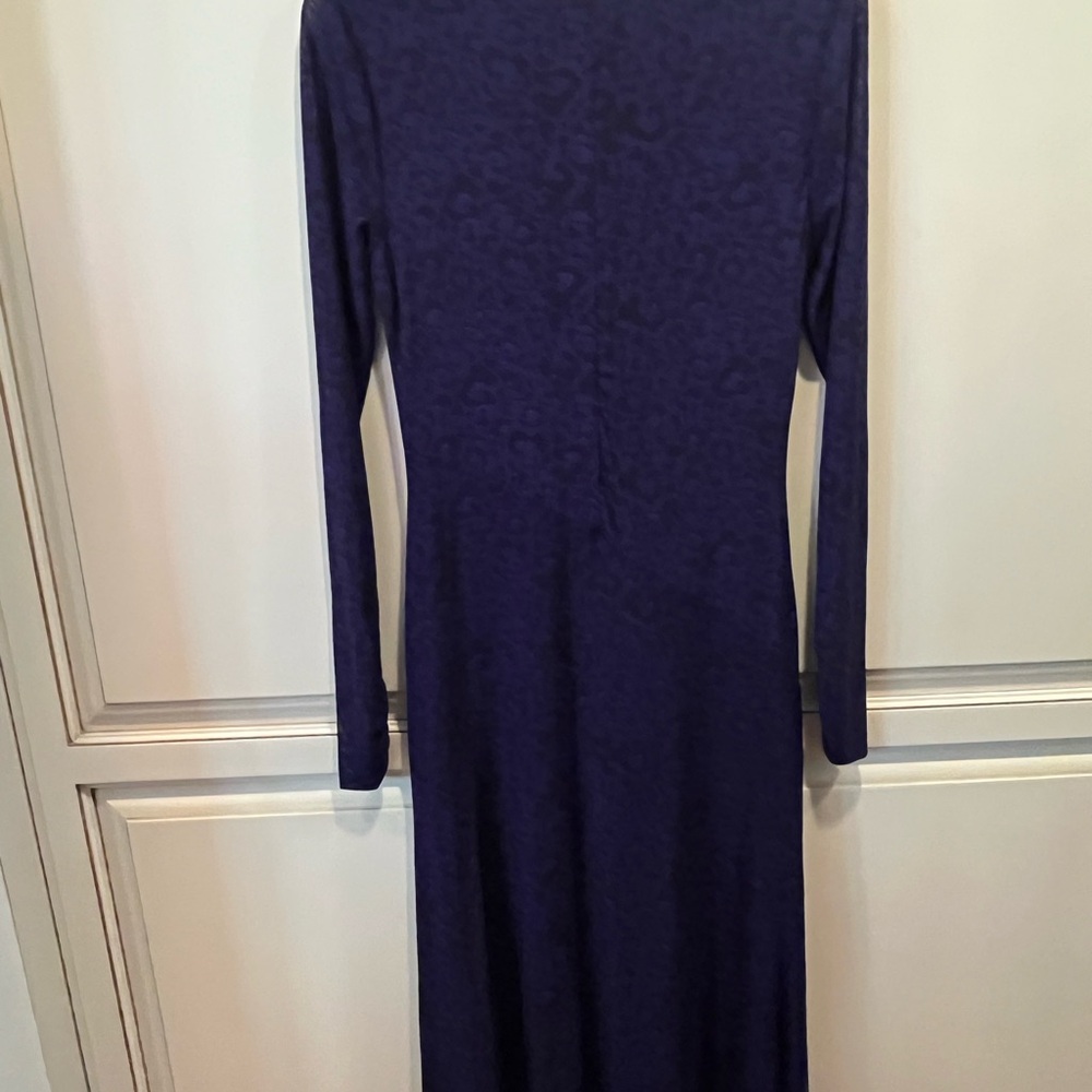 Scoop Purple Long-Sleeve Dress - Picture 3 of 6
